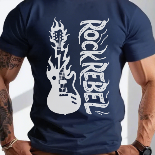 Blazing Strings: Rock Rebel T-Shirt - Image 4