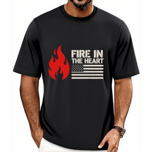 Burning Heart Patriot T-Shirt