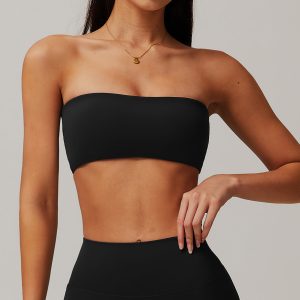 Classic Black Everyday Bandeau Sports Bra